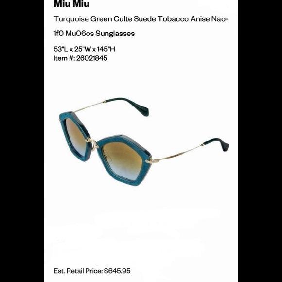 Miu Miu Sunglasses - Picture 11 of 12